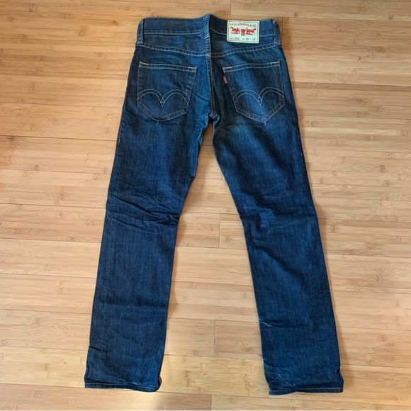 Vintage Rare Levi's 502 JAPAN Mens Size 30 x 32 Straight Denim Jeans Low Rise - Picture 5 of 16